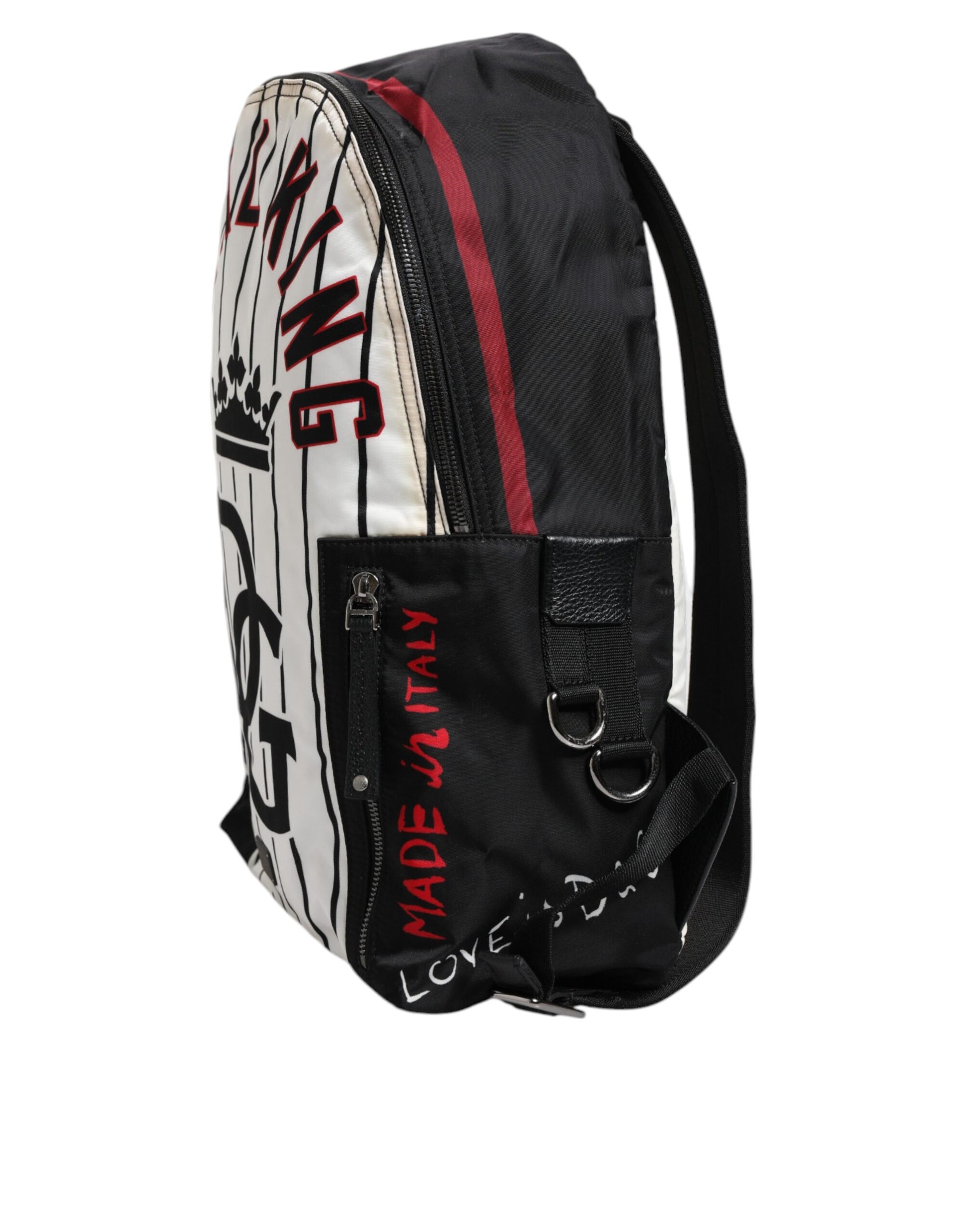 Dolce & Gabbana Black Backpack for Men side view