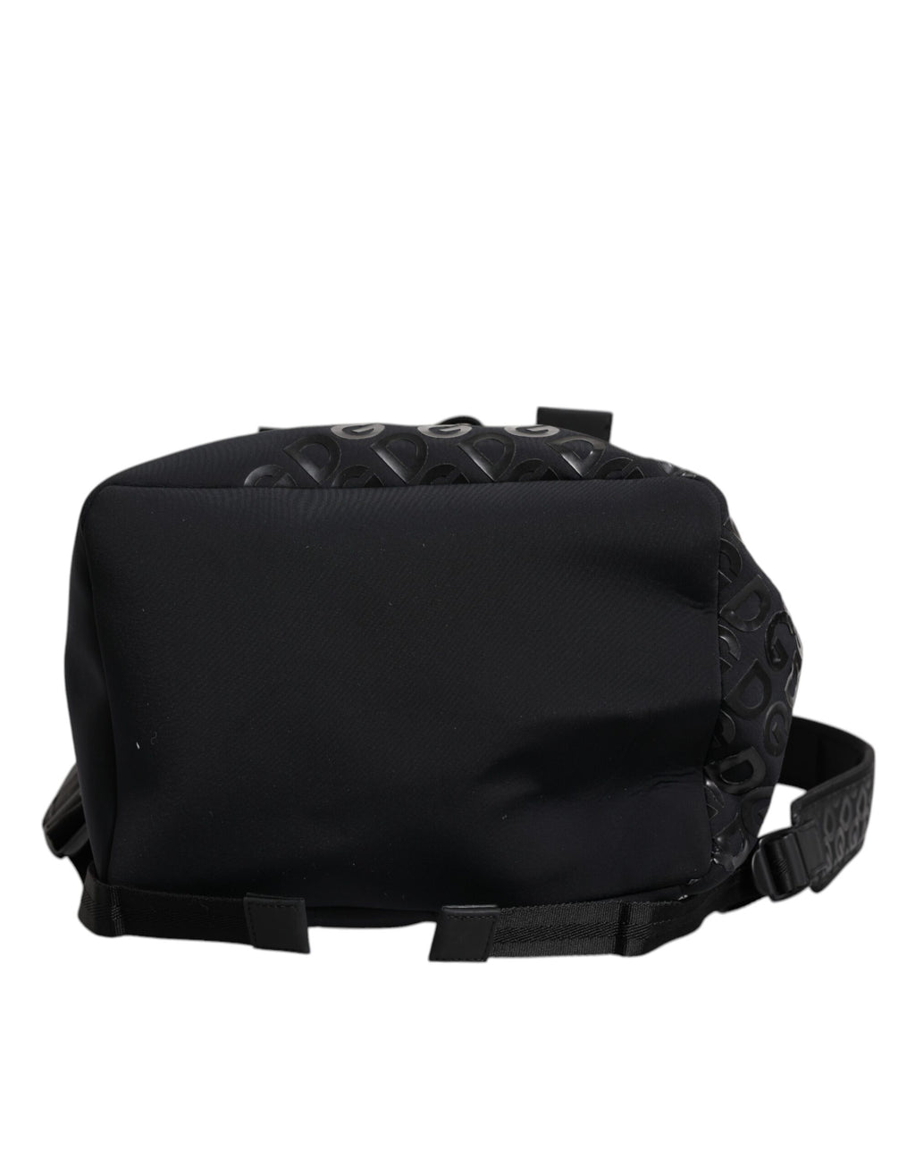 Sac à dos d'école Dolce & Gabbana noir en néoprène et nylon avec logo DG