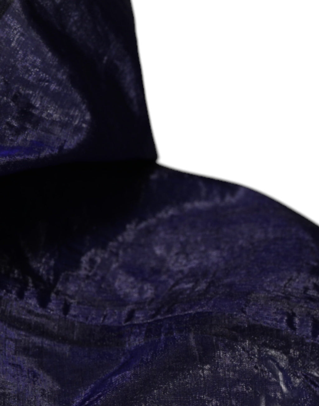 Dolce & Gabbana Imperméable à Capuche en Coton Bleu Foncé pour Homme