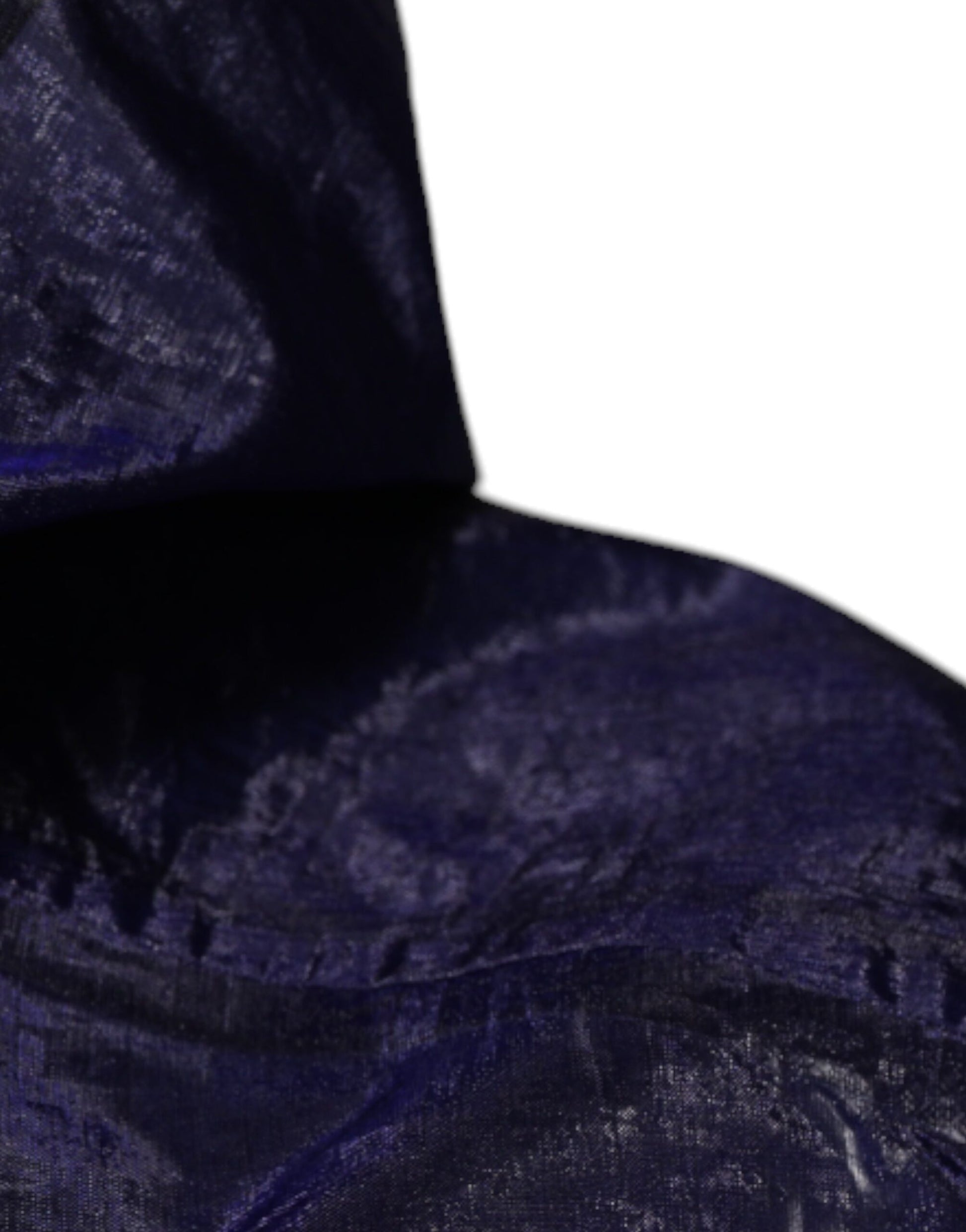 Dolce & Gabbana Imperméable à Capuche en Coton Bleu Foncé pour Homme