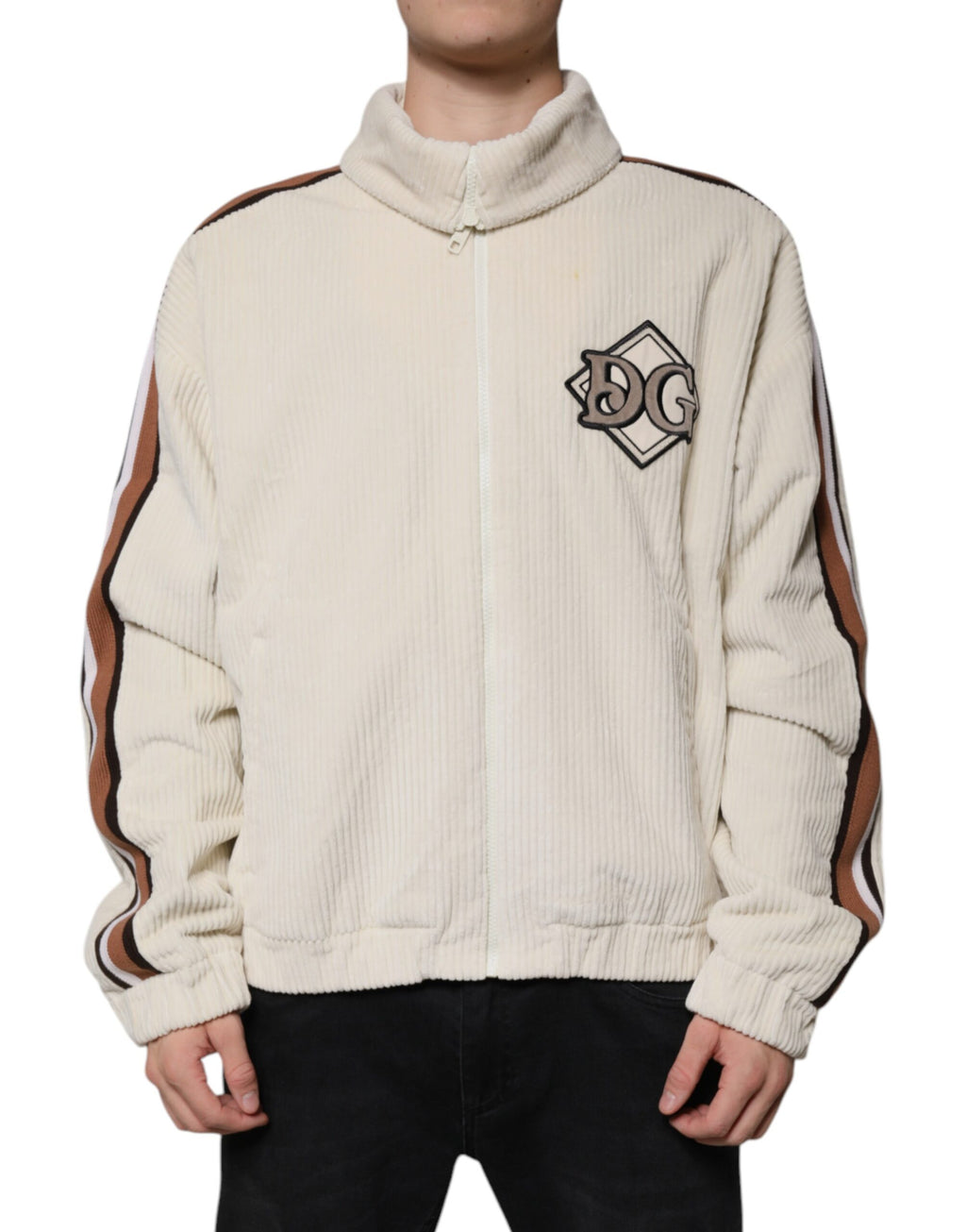 Dolce & Gabbana Beige Full Length Jacket for Men alternate view