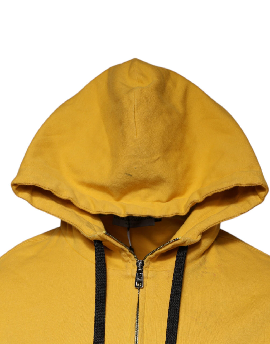 Dolce & Gabbana Yellow Hoodie for Men detail view