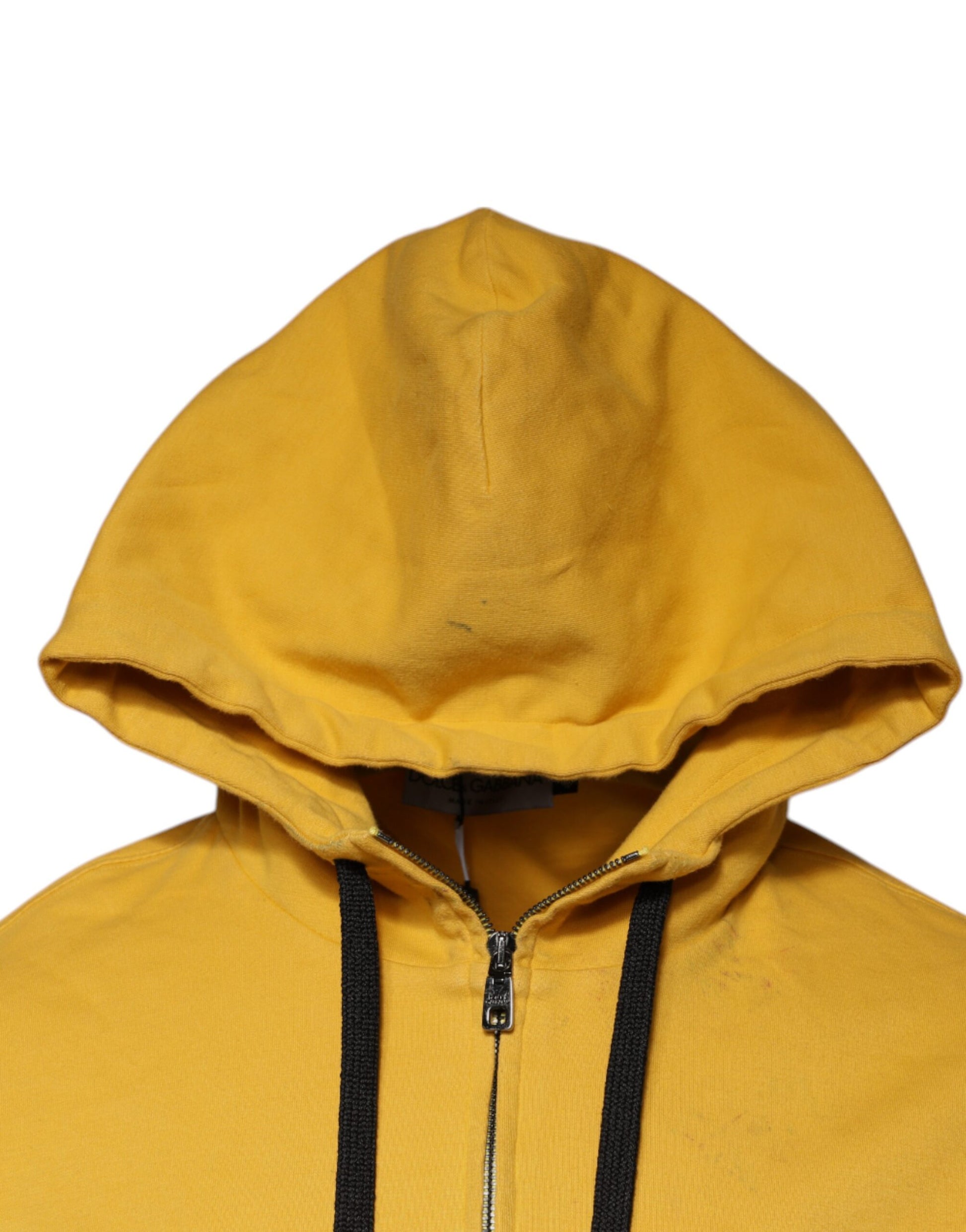Dolce & Gabbana Yellow Hoodie for Men detail view