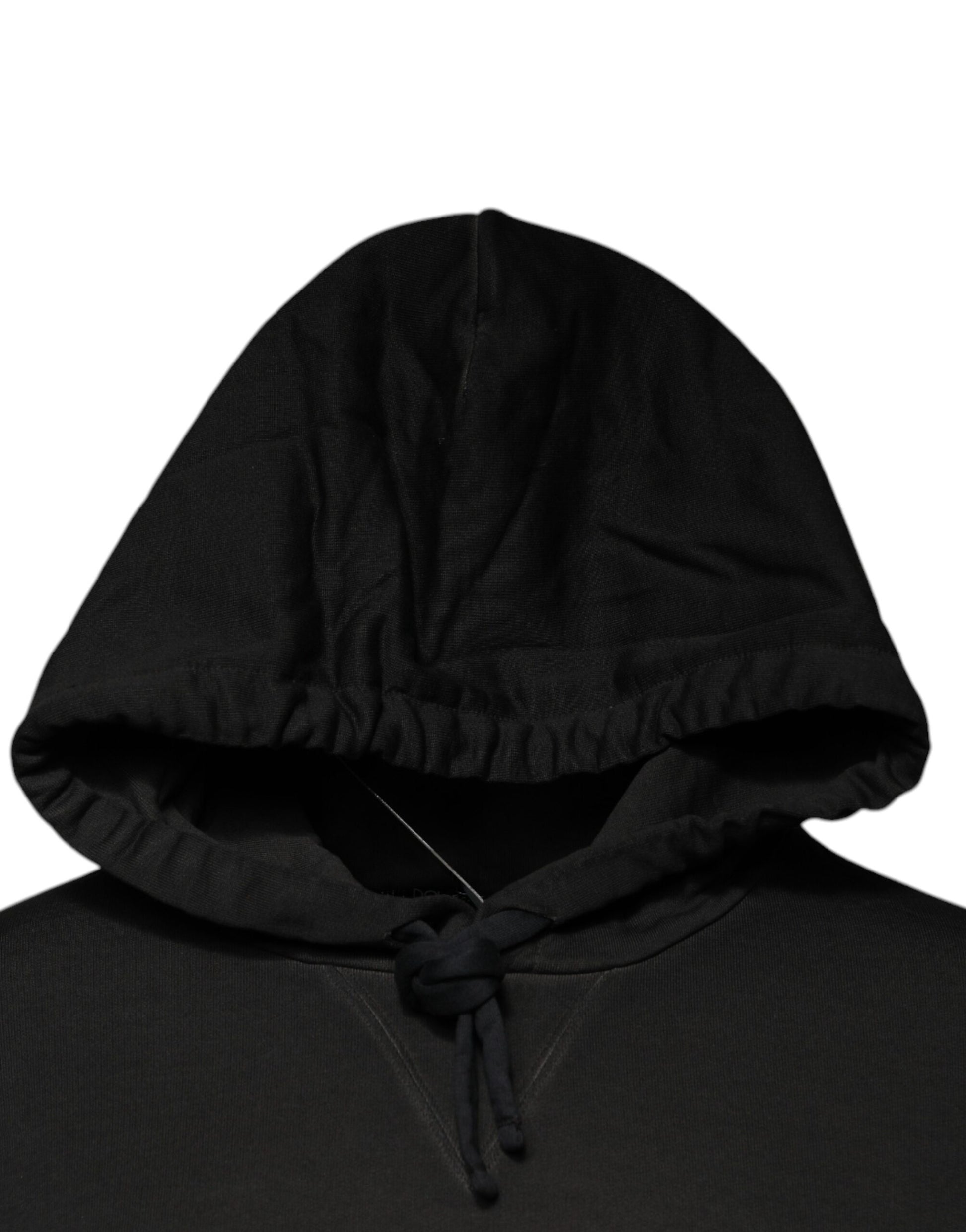 Dolce & Gabbana Black Hoodie for Men detail view