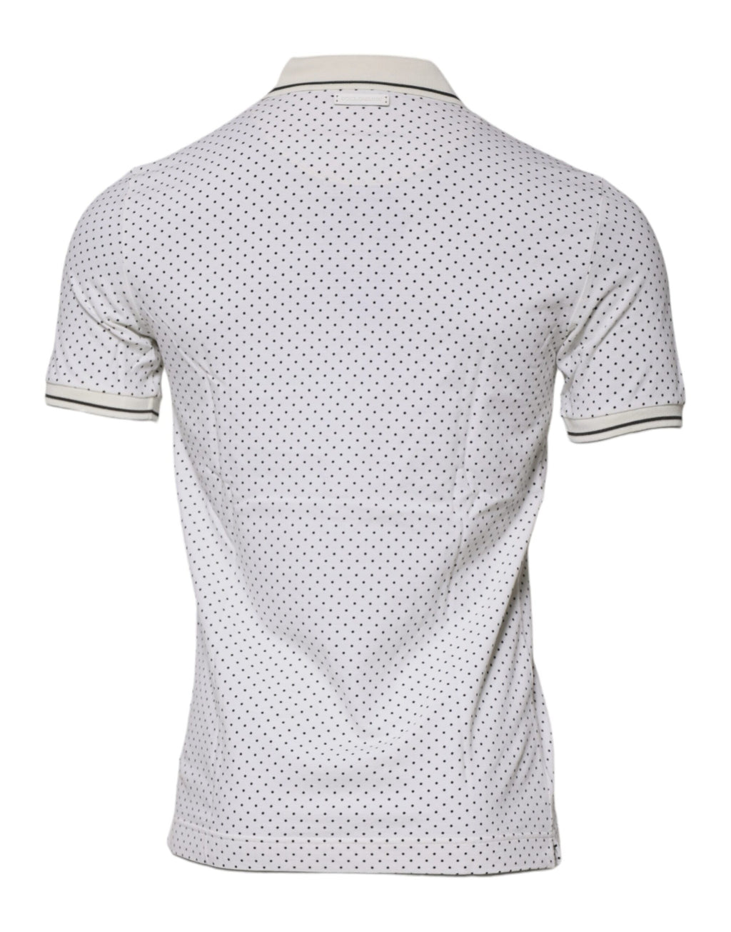 Dolce & Gabbana White Polo Shirt for Men side view