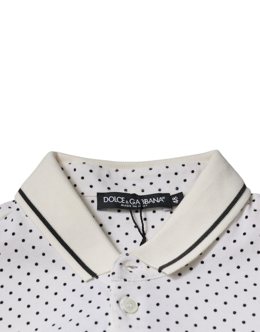 Dolce & Gabbana White Polo Shirt for Men additional view