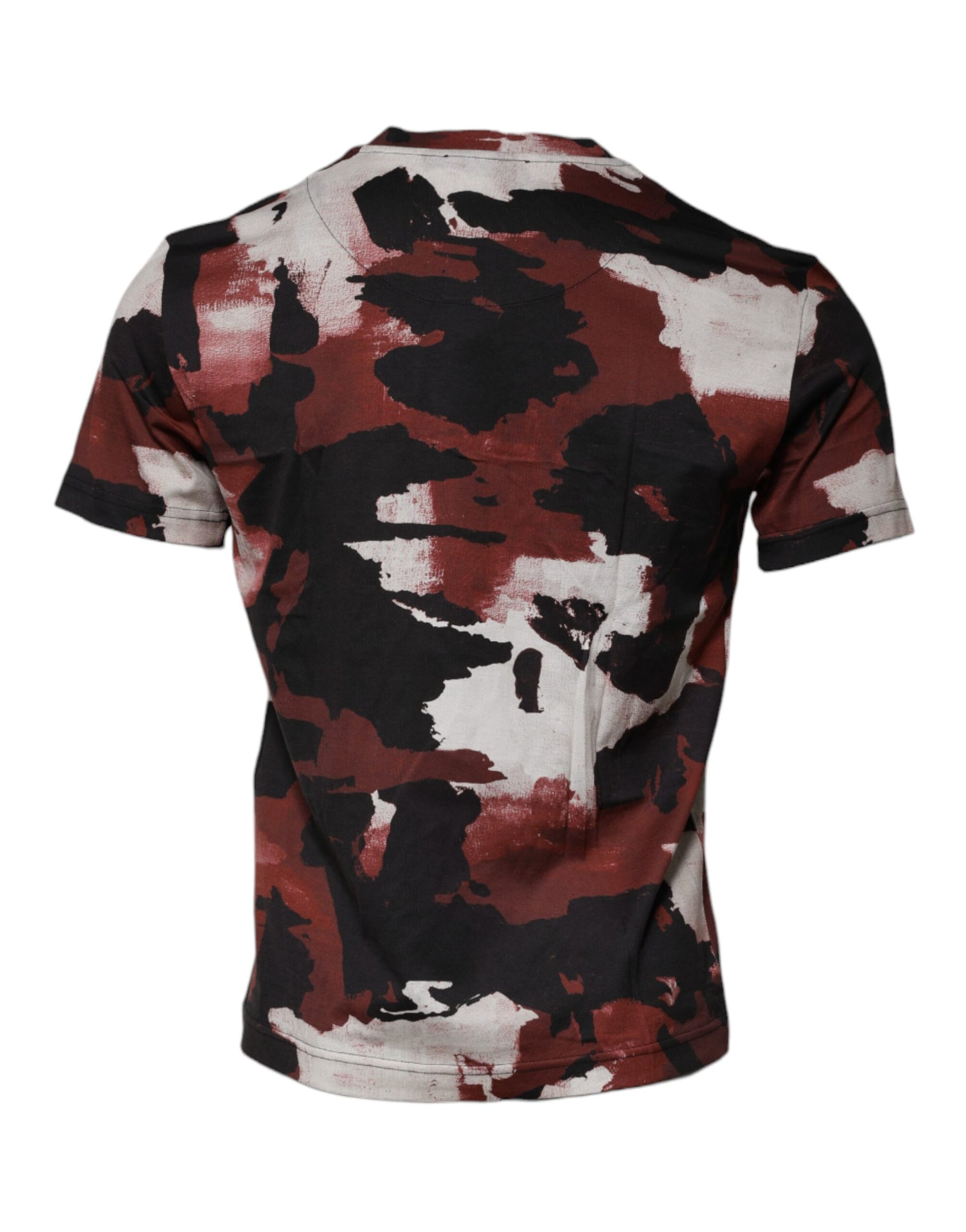 T-shirt col rond camouflage multicolore Dolce & Gabbana