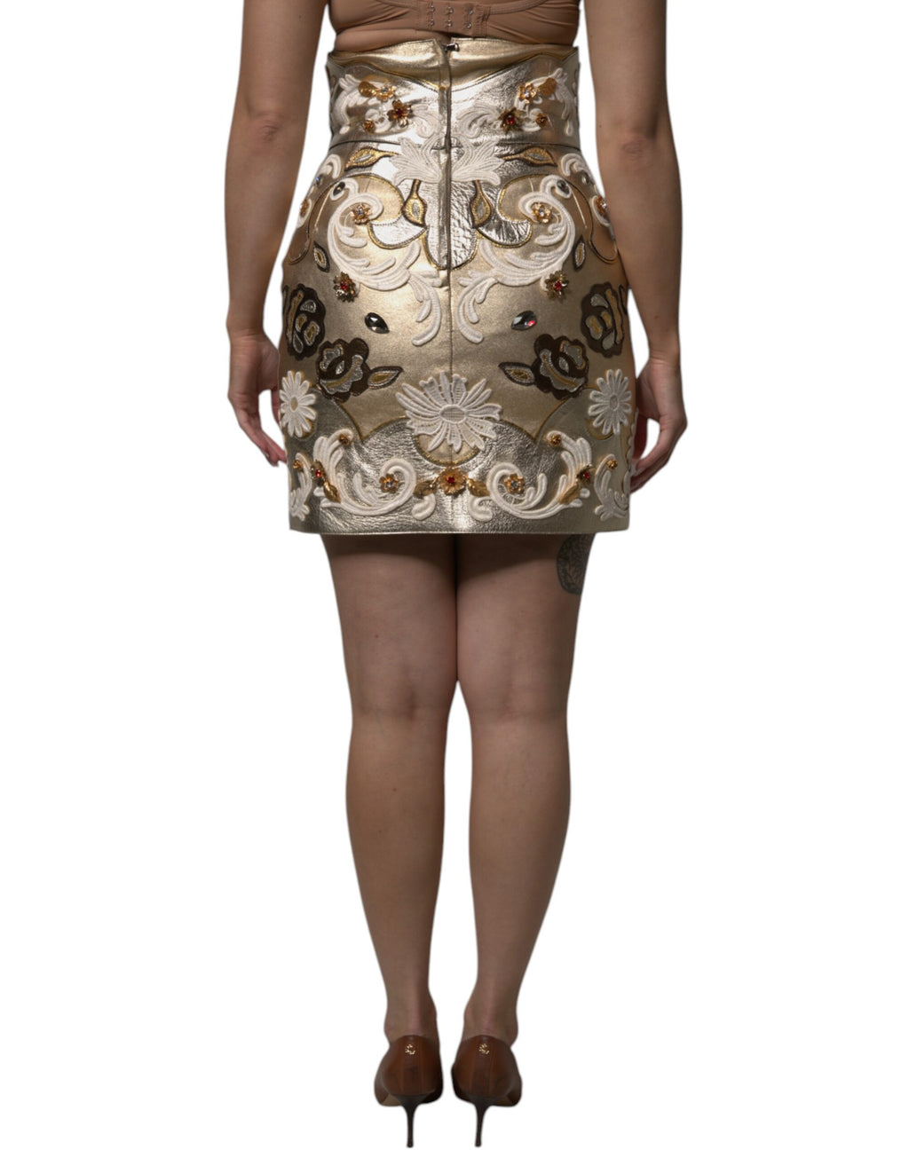 Dolce & Gabbana Gold Mini for Women side view