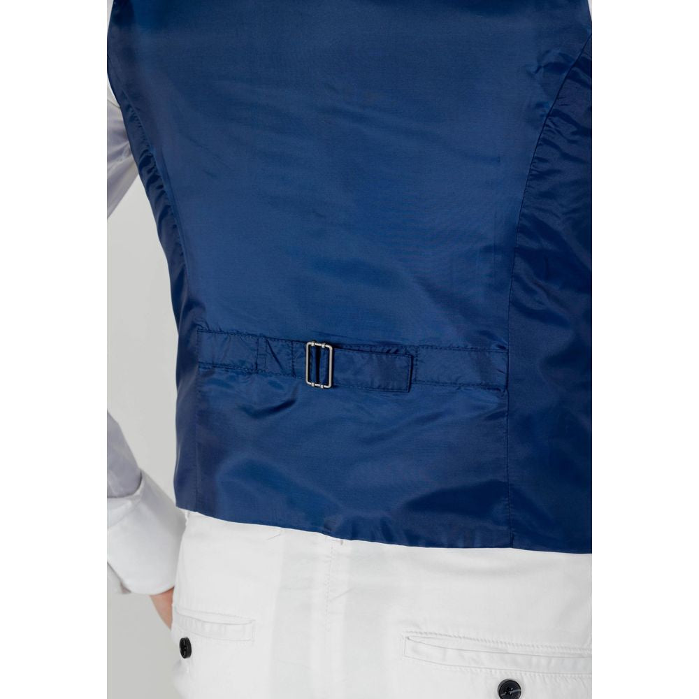 Only & Sons Blue Waistcoats for Men side view