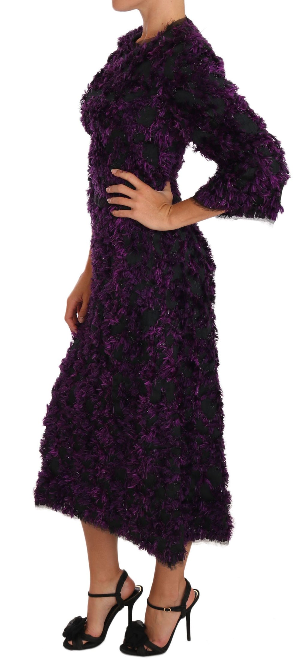 Dolce & Gabbana Purple Midi Dress for Women alternate view