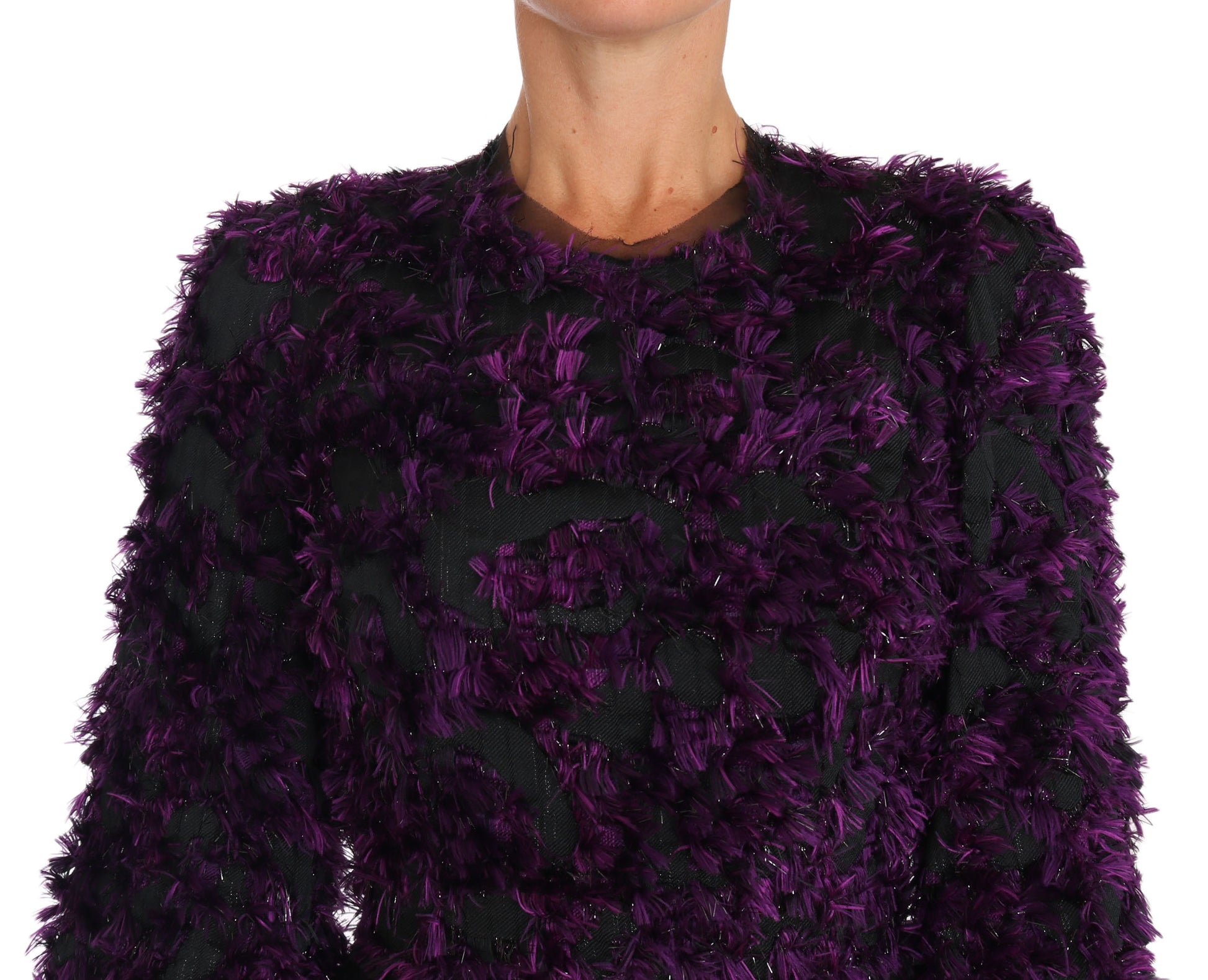Dolce & Gabbana Purple Midi Dress for Women side view