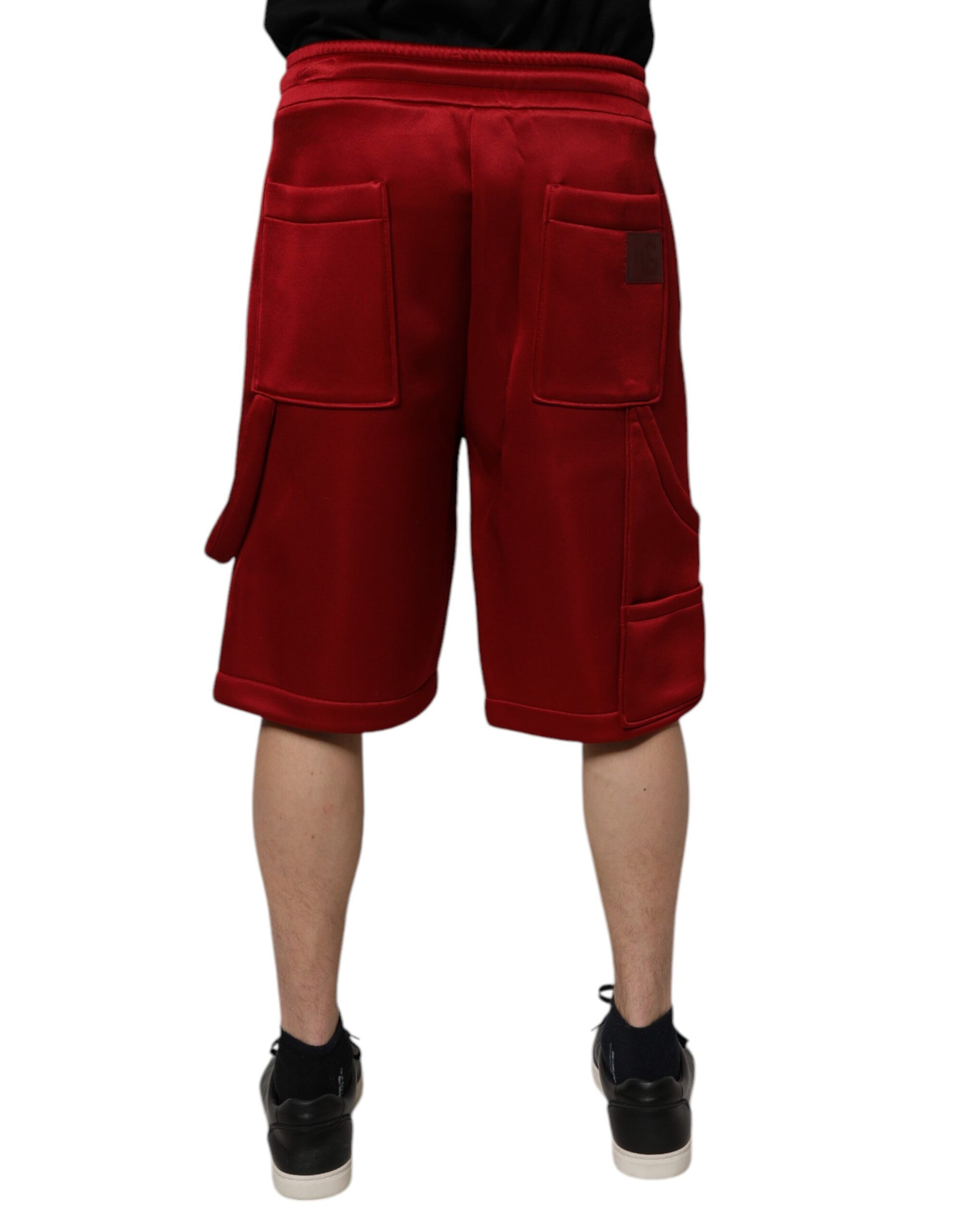 Dolce & Gabbana Red Bermuda for Men side view