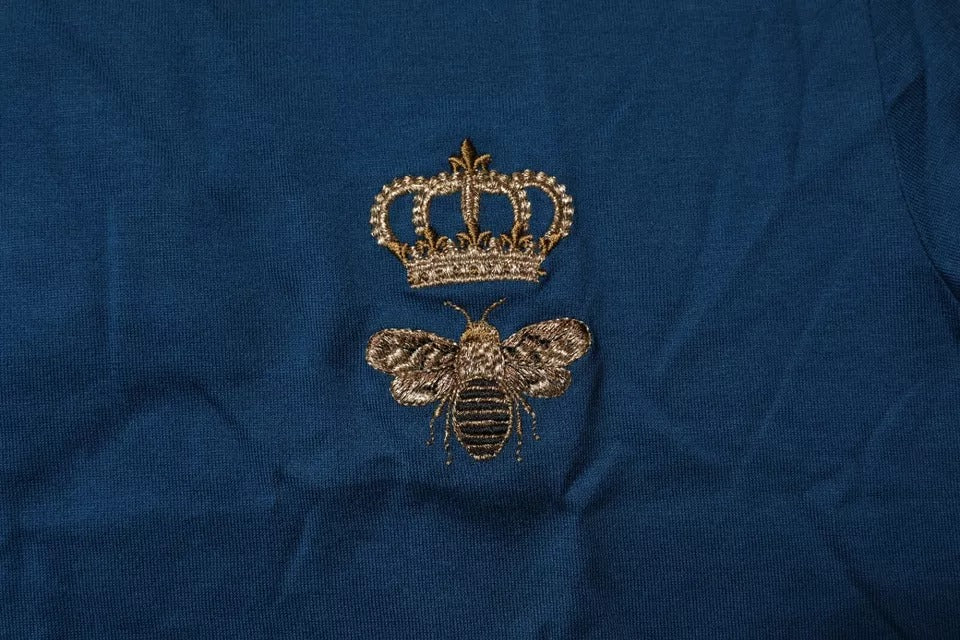 Dolce & Gabbana Blue T-Shirt for Men side view