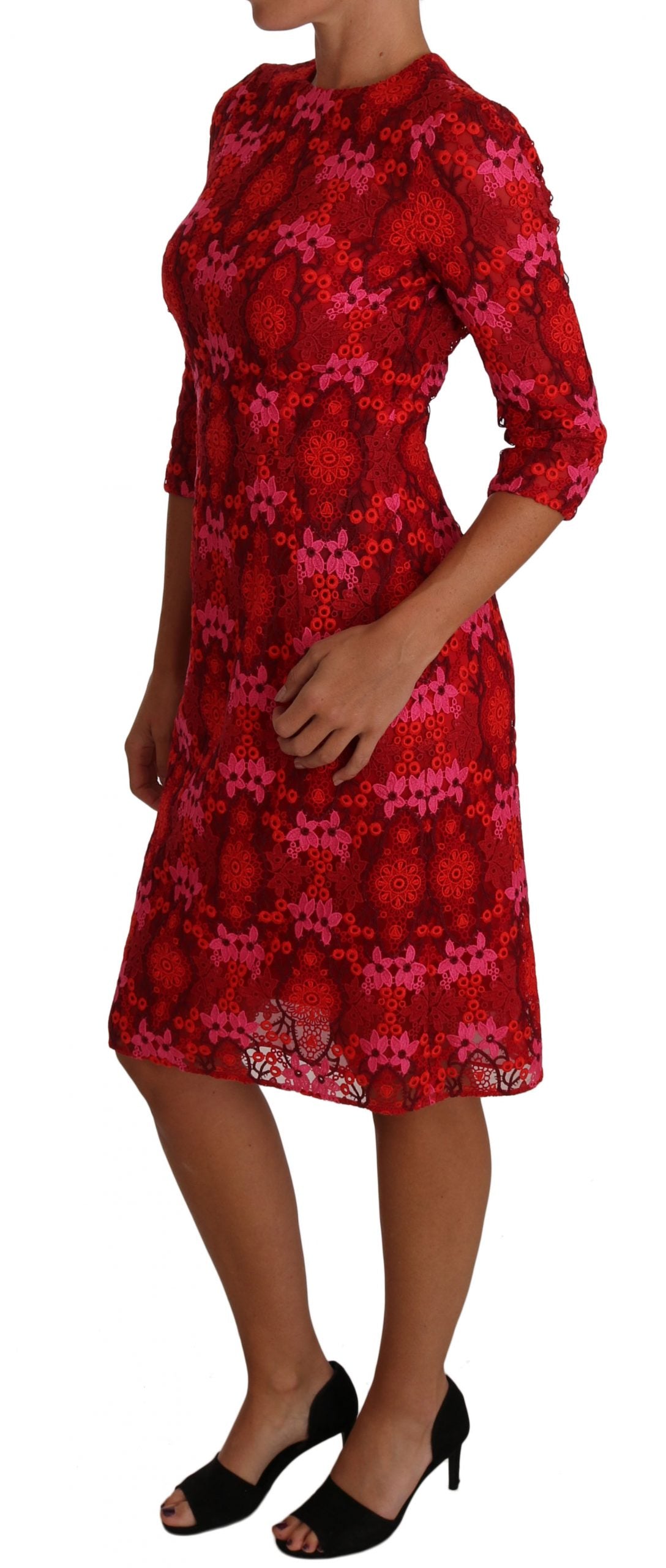 Dolce & Gabbana Pink Midi Dress for Women detail view