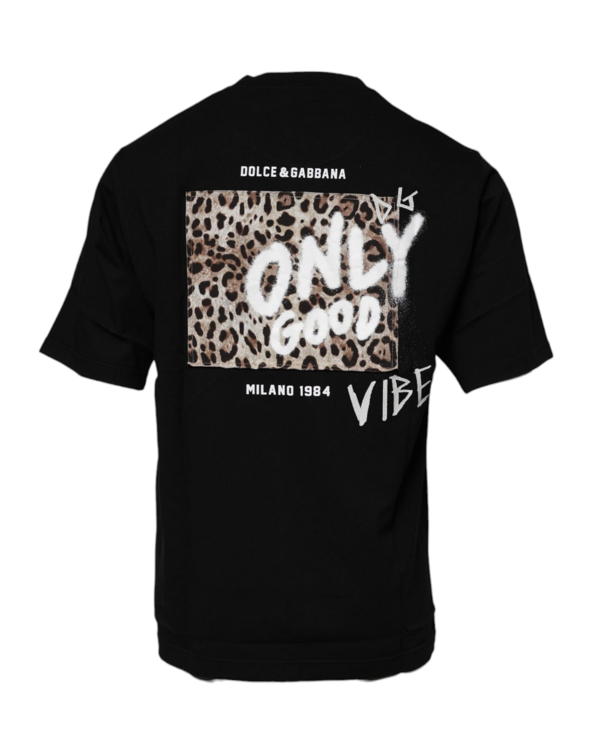 Dolce & Gabbana Black T-Shirt for Men side view