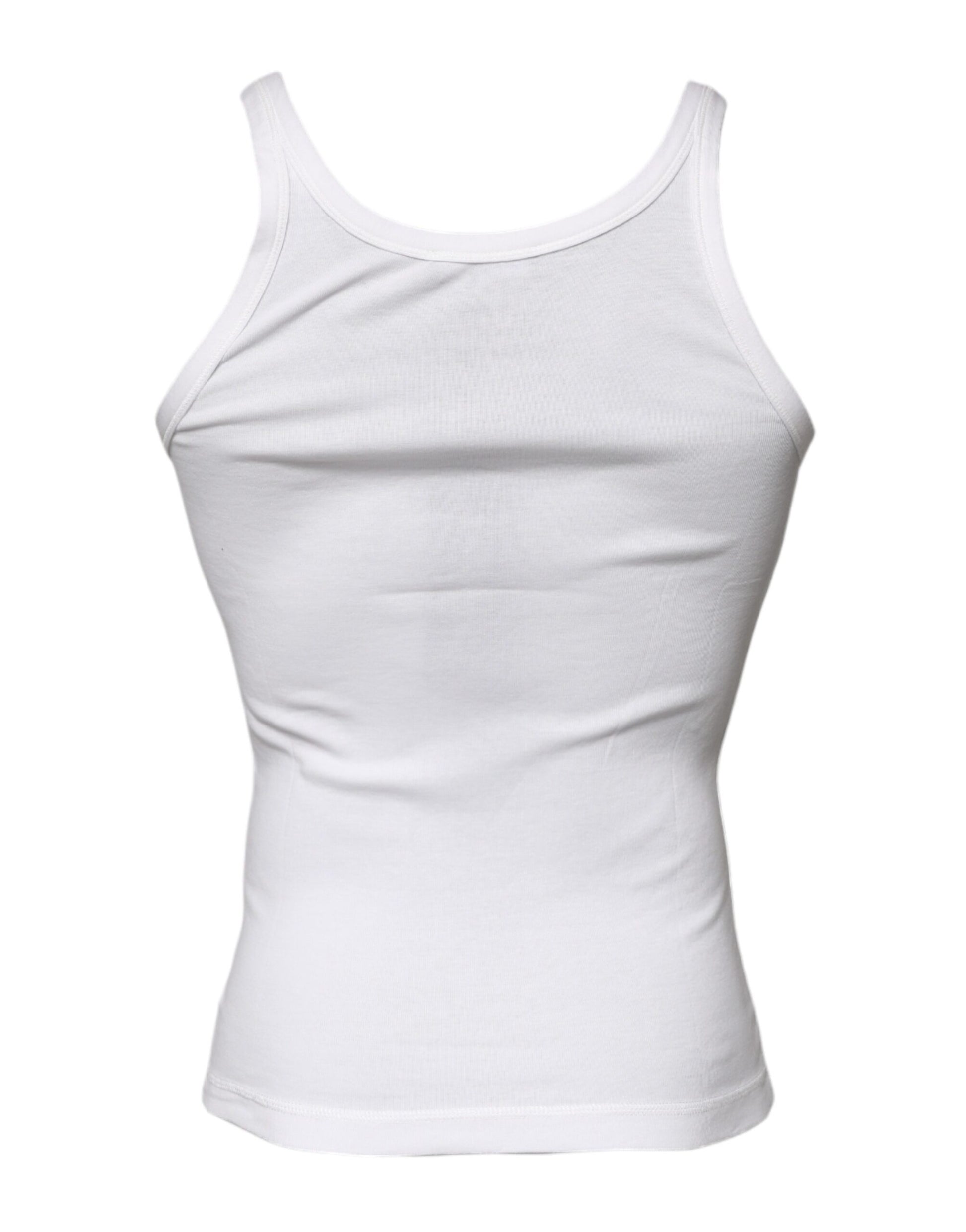 Dolce & Gabbana White Tank Tops T for Men detail view
