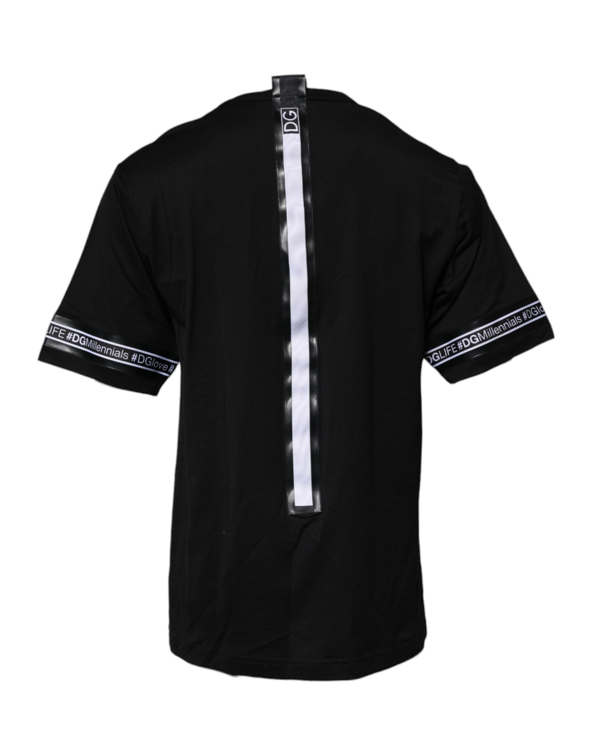 Dolce & Gabbana Black T-Shirt for Men side view