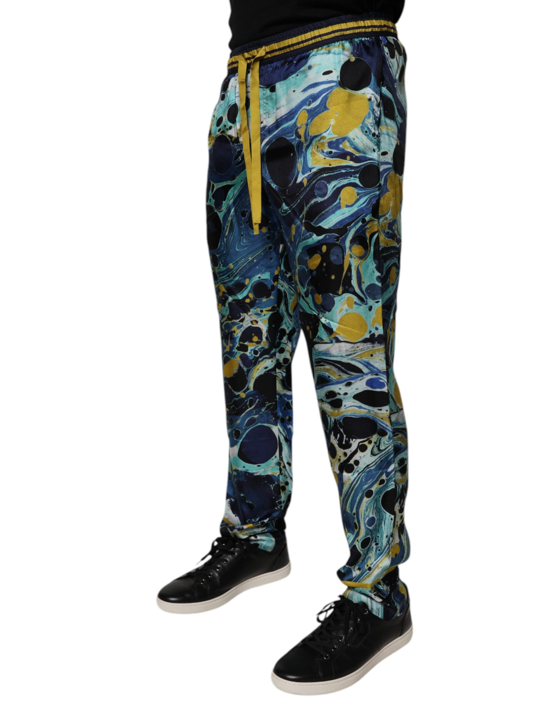 Dolce & Gabbana Multicolor Athletic Pants for Men detail view