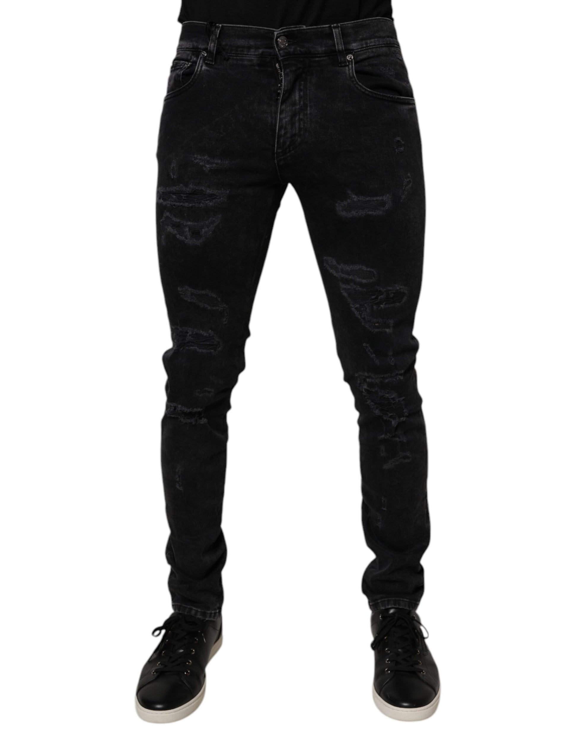 Dolce & Gabbana Black Skinny Jeans for Men alternate view