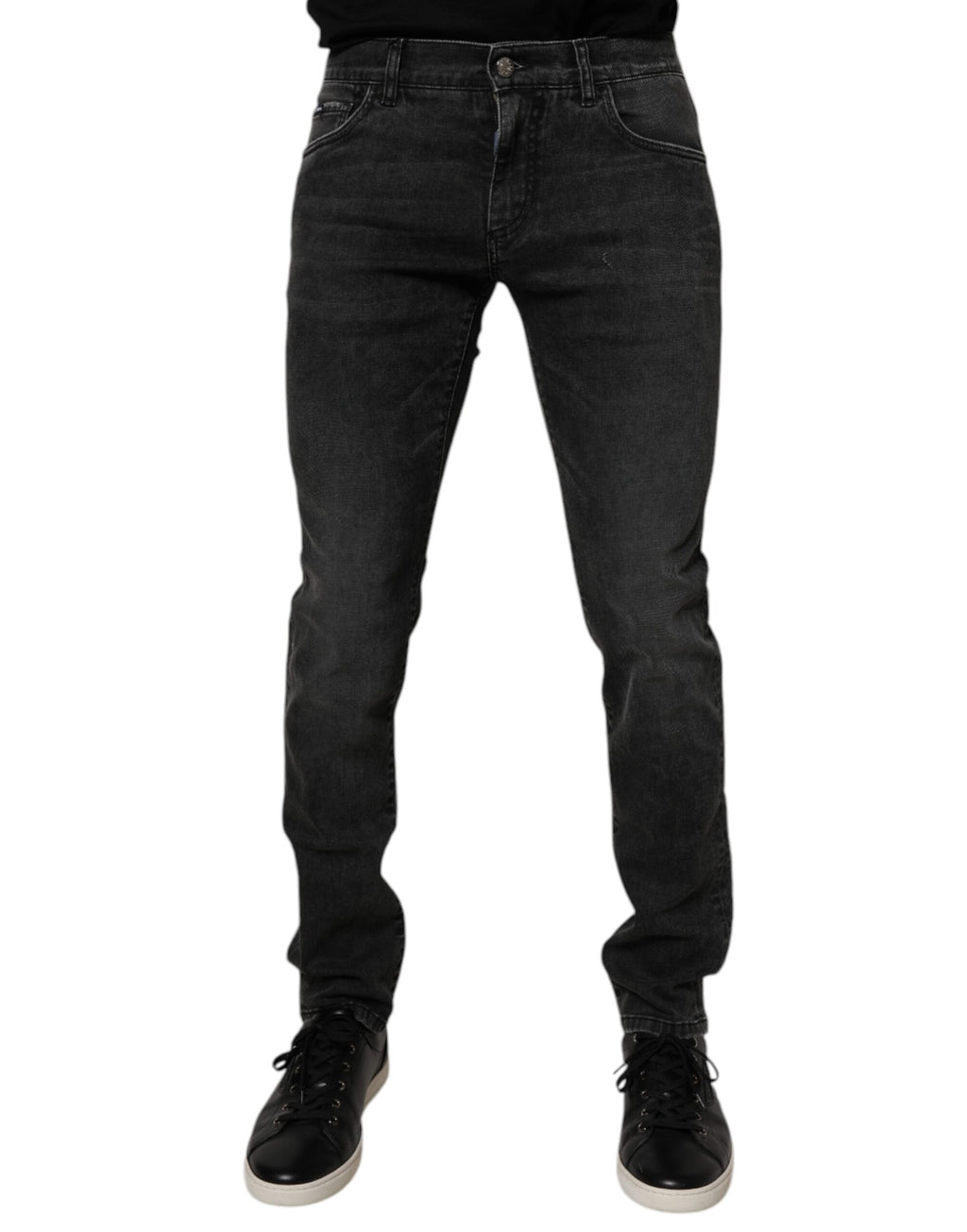 Dolce & Gabbana Black Skinny Jeans for Men
