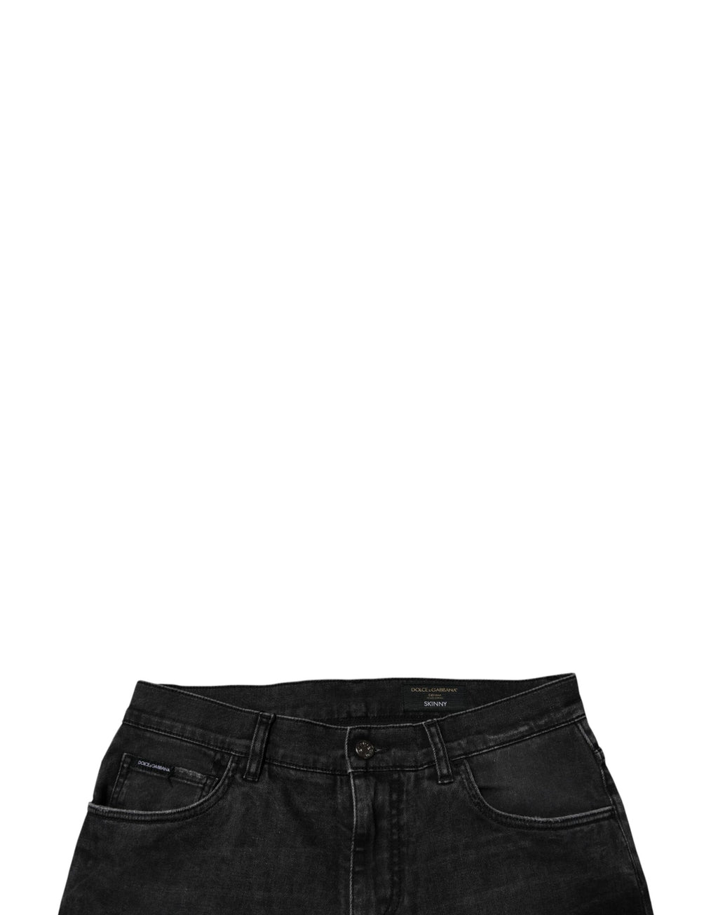 Dolce & Gabbana Black Skinny Jeans for Men additional view