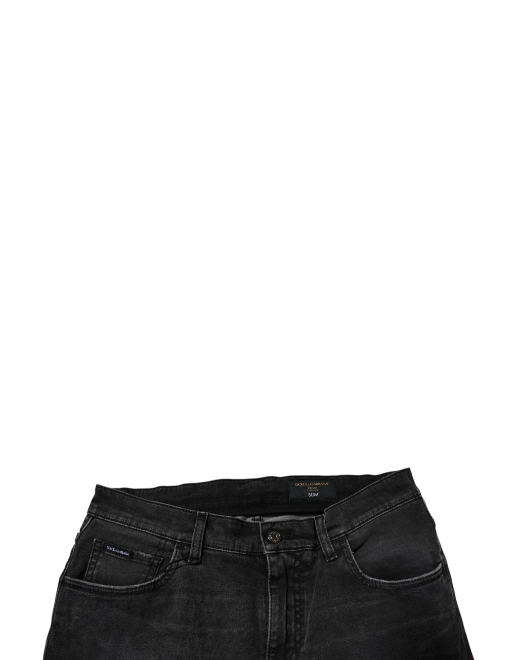 Dolce & Gabbana Black Skinny Jeans for Men additional view