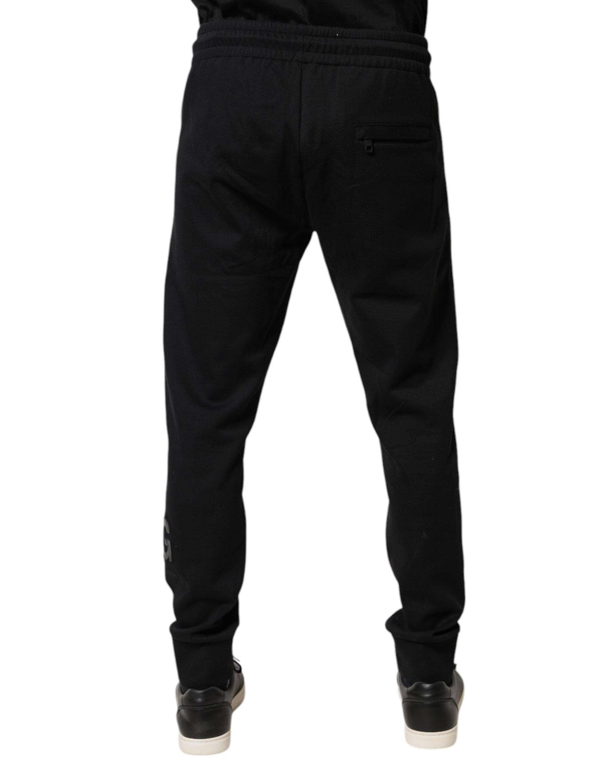 Dolce & Gabbana Black Athletic Pants for Men side view