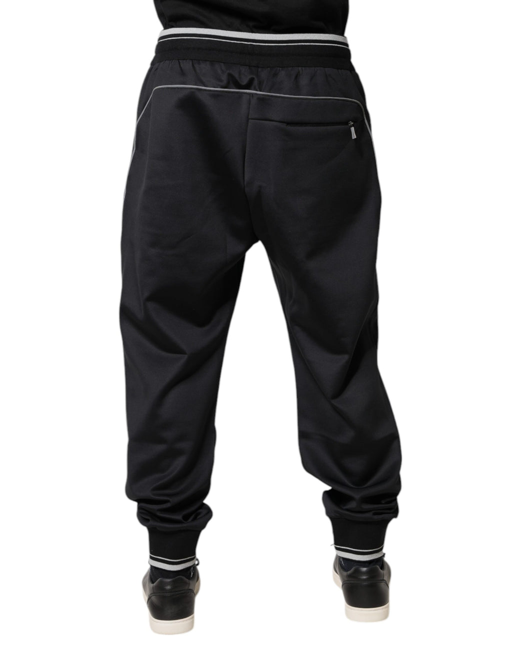Dolce & Gabbana Black Athletic Pants for Men side view