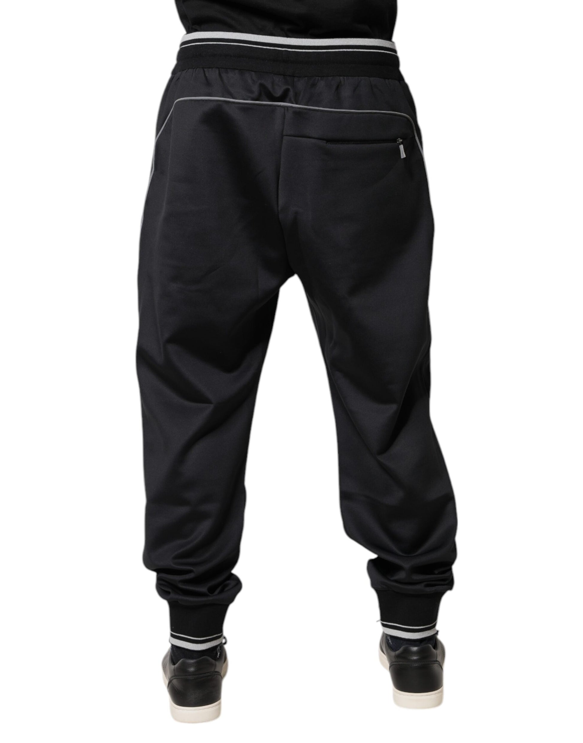 Dolce & Gabbana Black Athletic Pants for Men side view