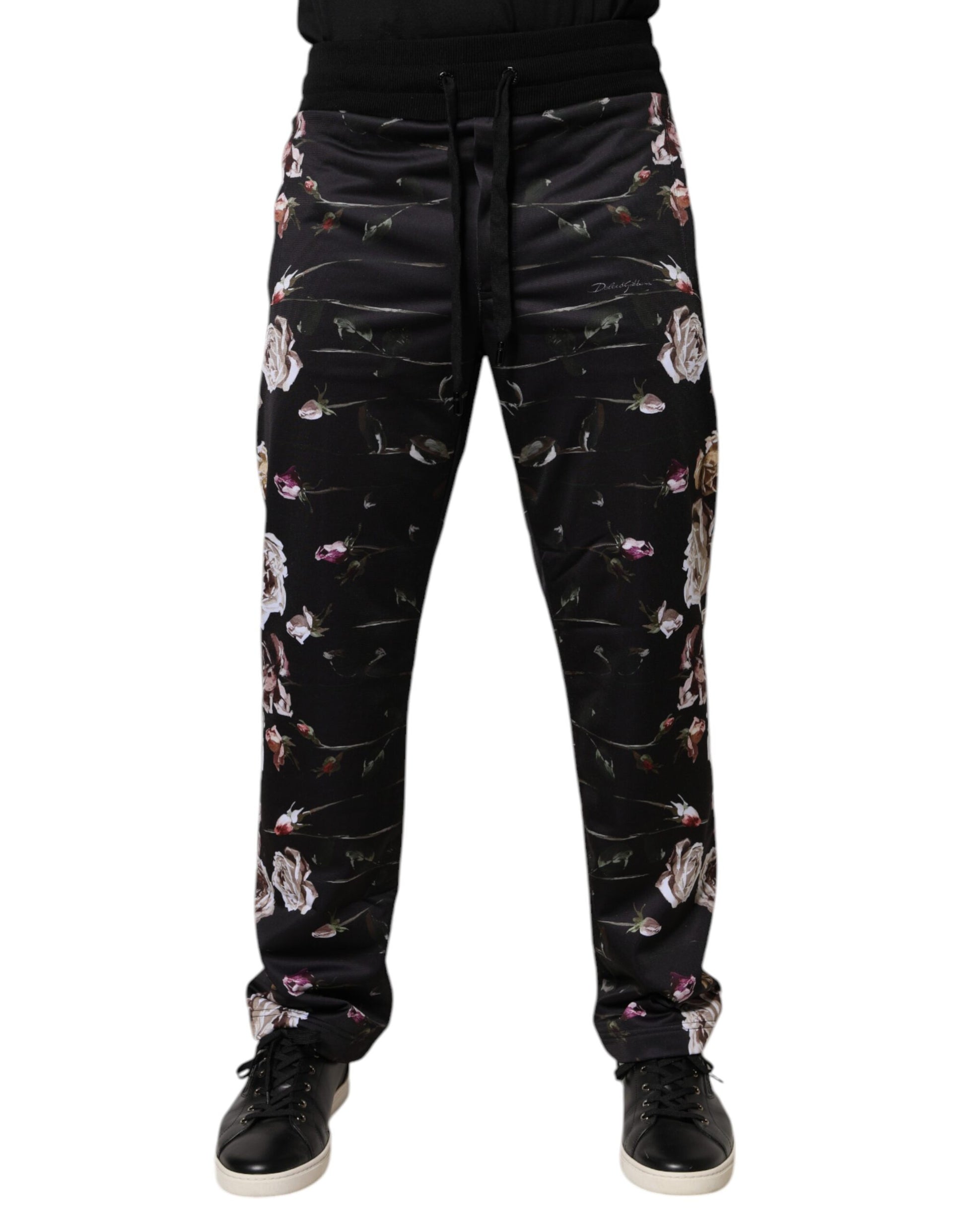 Dolce & Gabbana Black Athletic Pants for Men