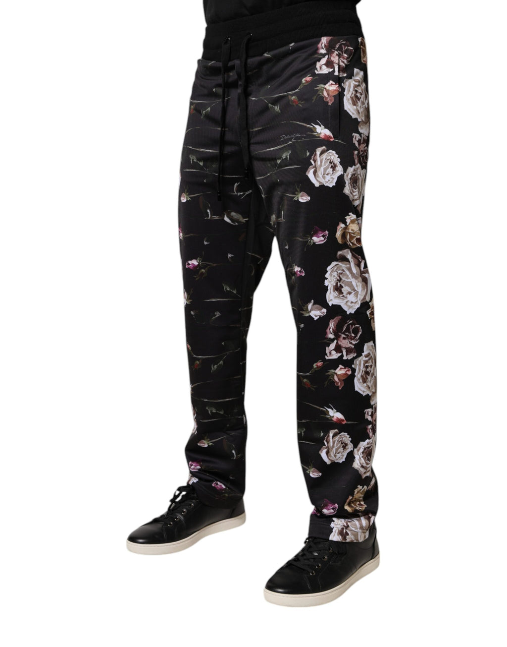 Dolce & Gabbana Black Athletic Pants for Men detail view