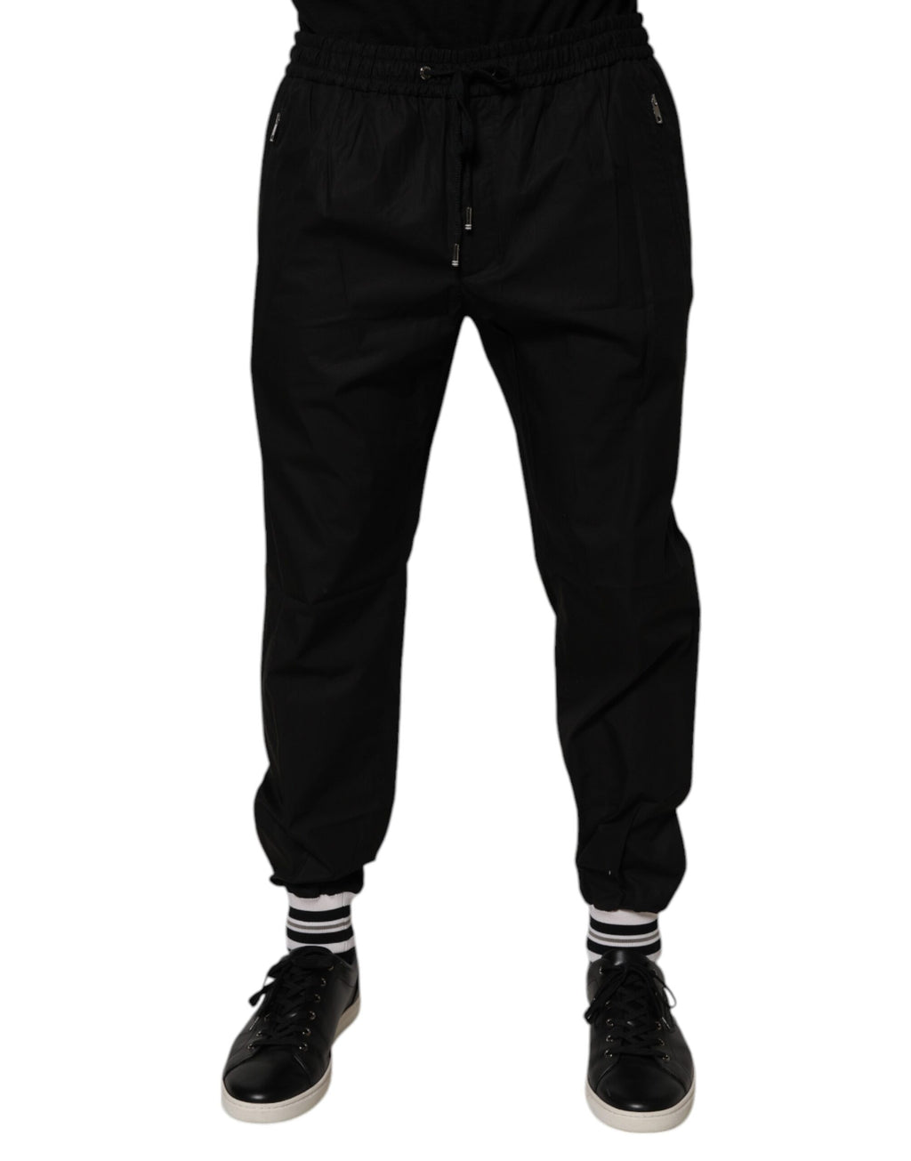 Dolce & Gabbana Black Athletic Pants for Men