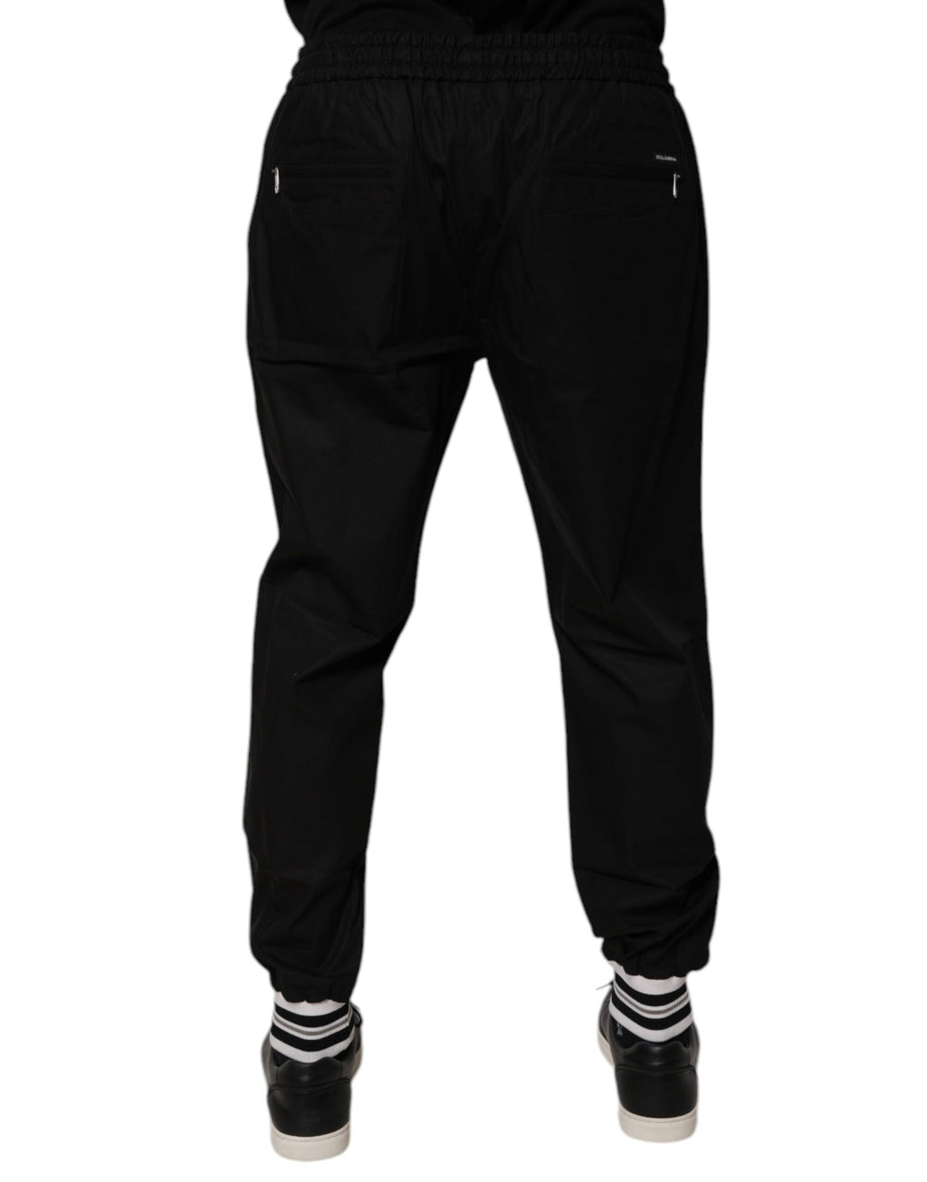 Dolce & Gabbana Black Athletic Pants for Men side view