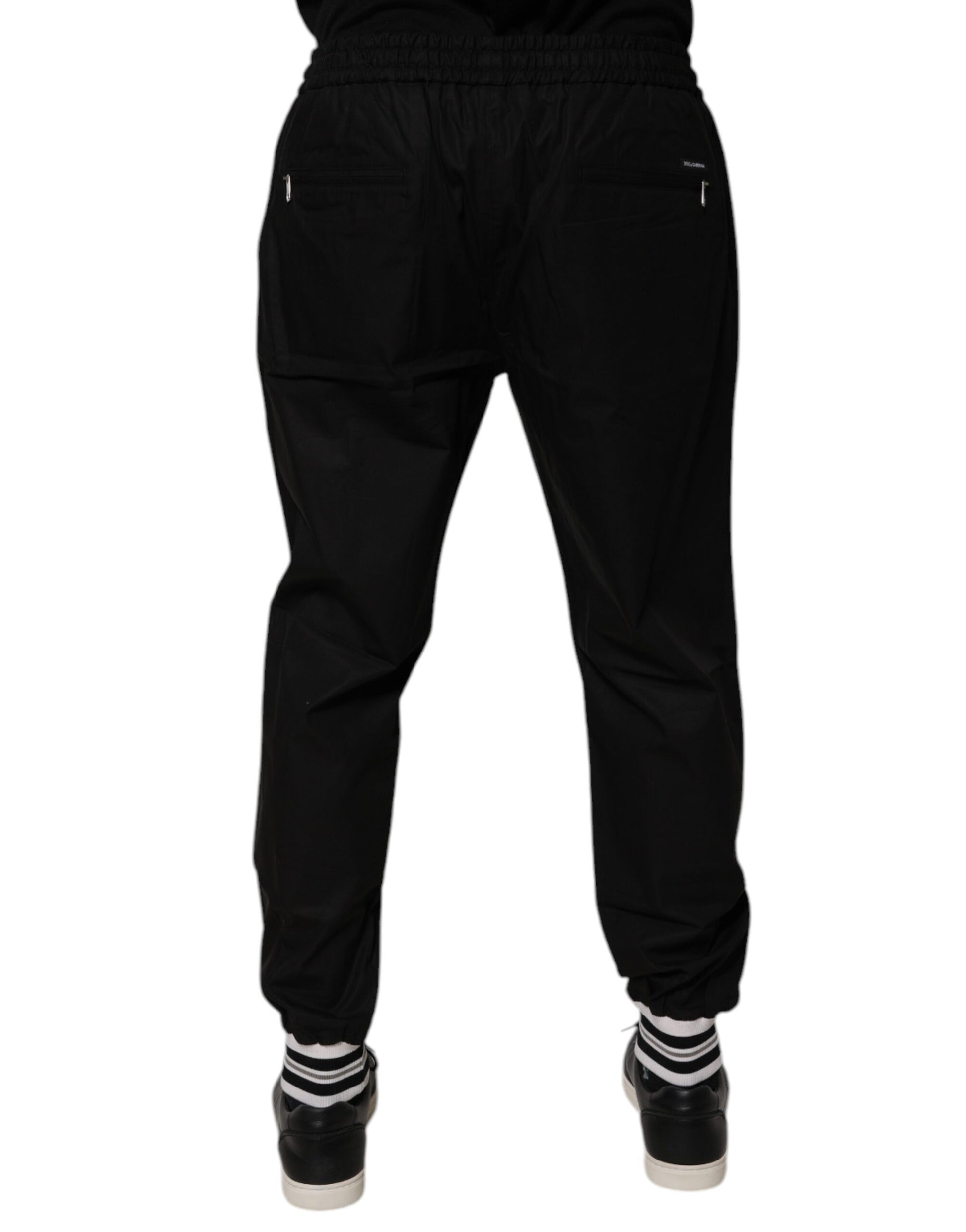 Dolce & Gabbana Black Athletic Pants for Men side view