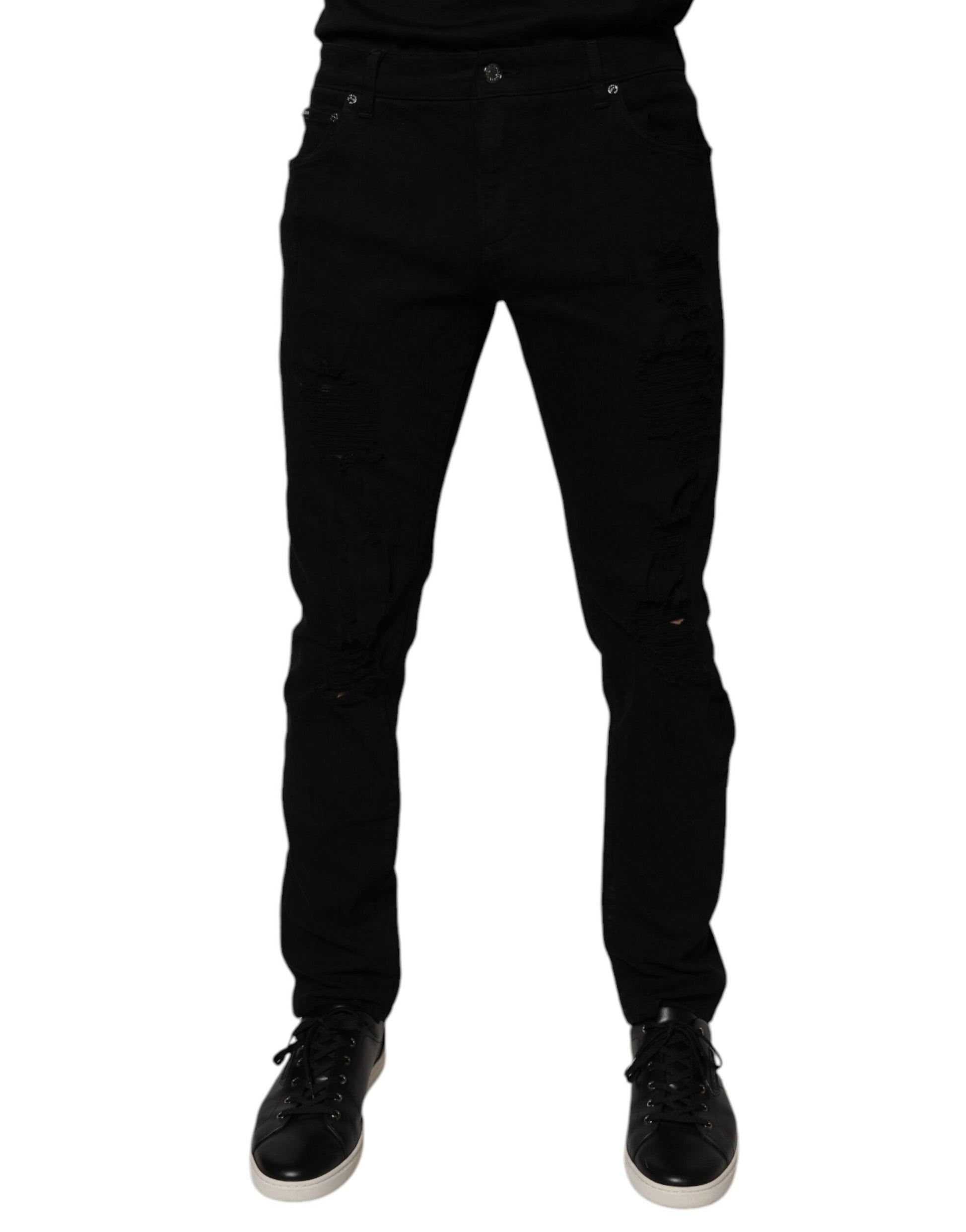 Dolce & Gabbana Black Skinny Jeans for Men alternate view