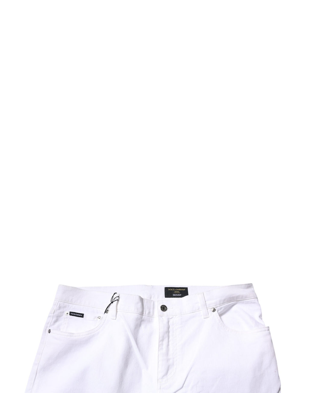 Dolce & Gabbana White Skinny Jeans for Men additional view