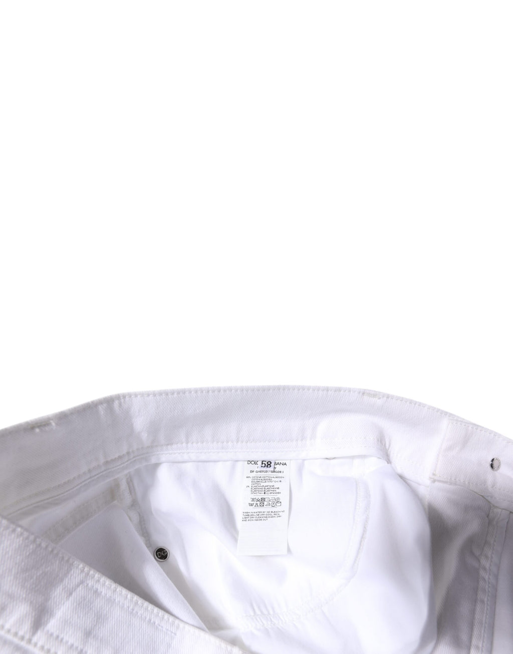 Dolce & Gabbana White Skinny Jeans for Men additional view