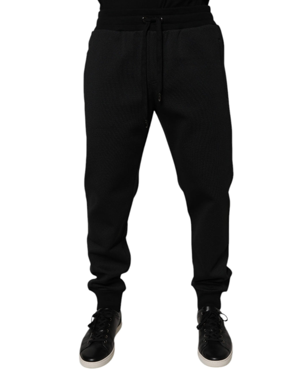 Dolce & Gabbana Black Athletic Pants for Men