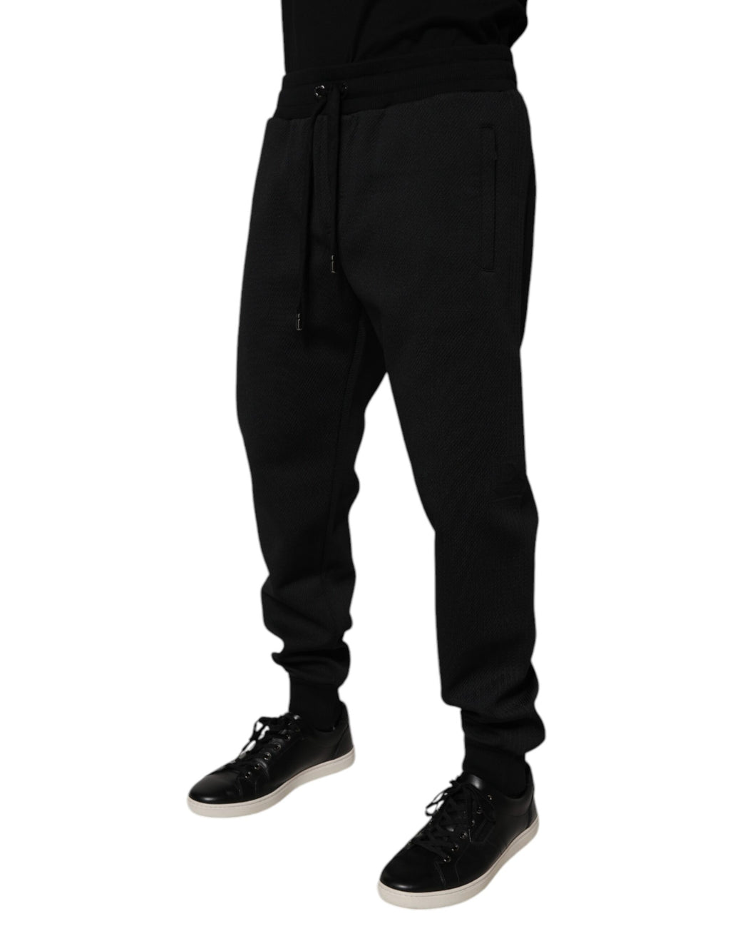 Dolce & Gabbana Black Athletic Pants for Men detail view