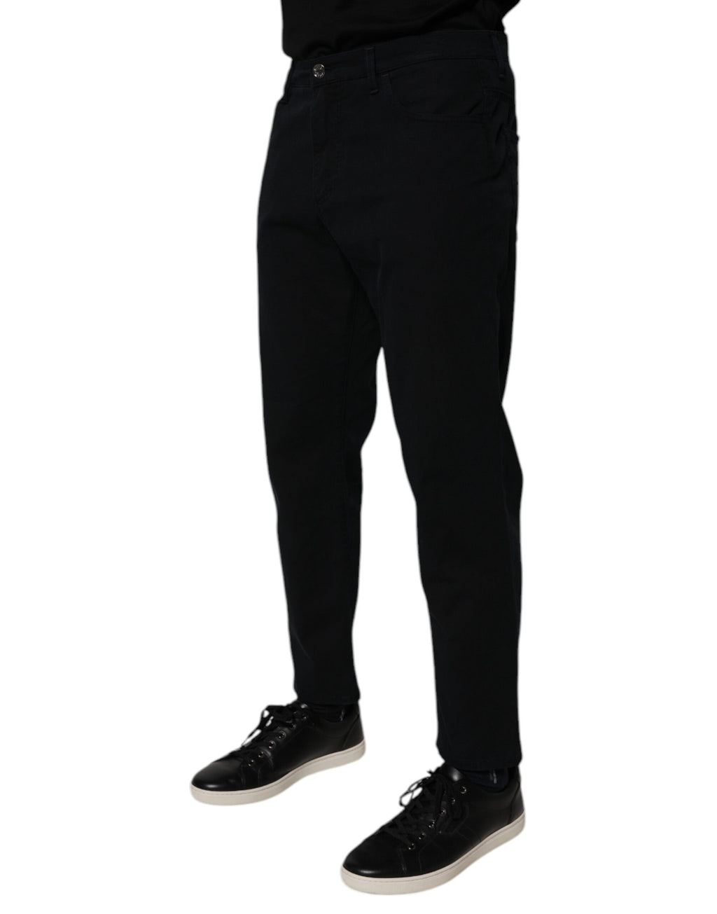 Dolce & Gabbana Blue Straight Leg Jeans for Men detail view