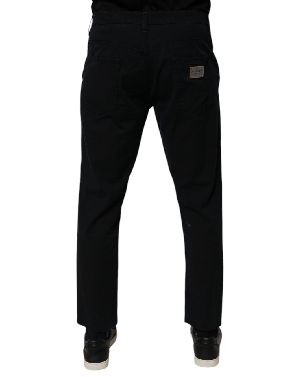 Dolce & Gabbana Blue Straight Leg Jeans for Men side view