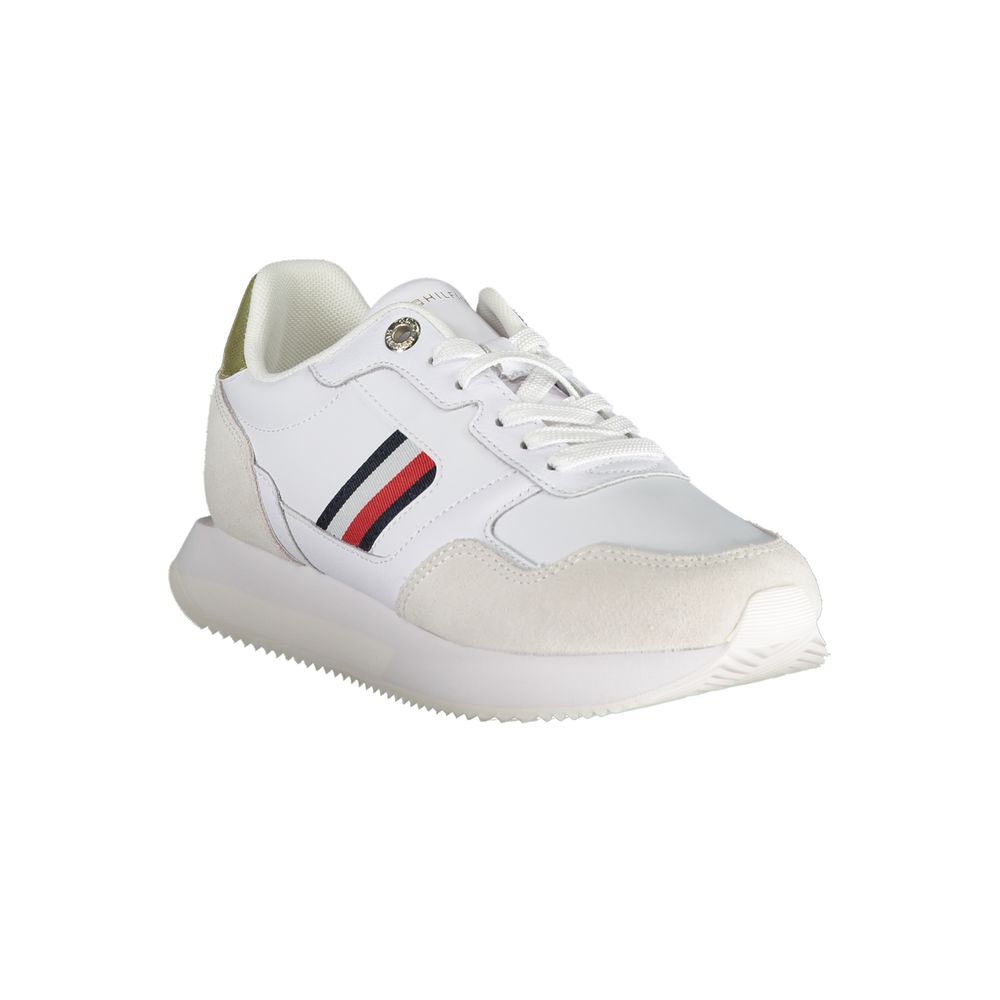 Tommy Hilfiger White Low Top Sneakers for Women detail view