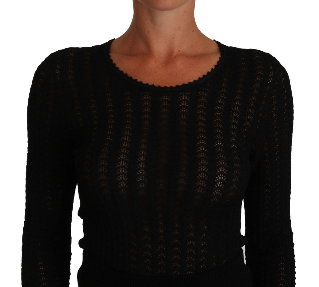 Dolce & Gabbana Black Casual Dress for Women side view