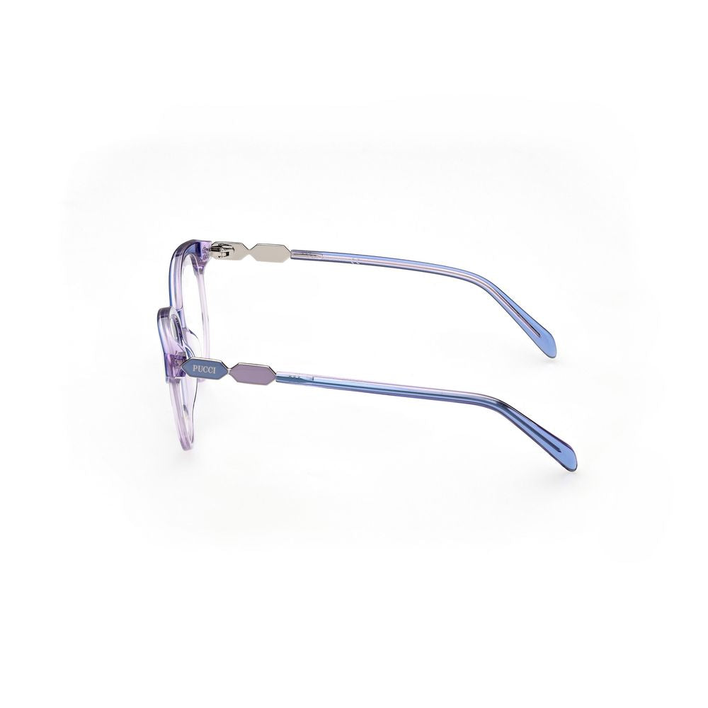 Emilio Pucci Blue Glasses Frames for Women detail view