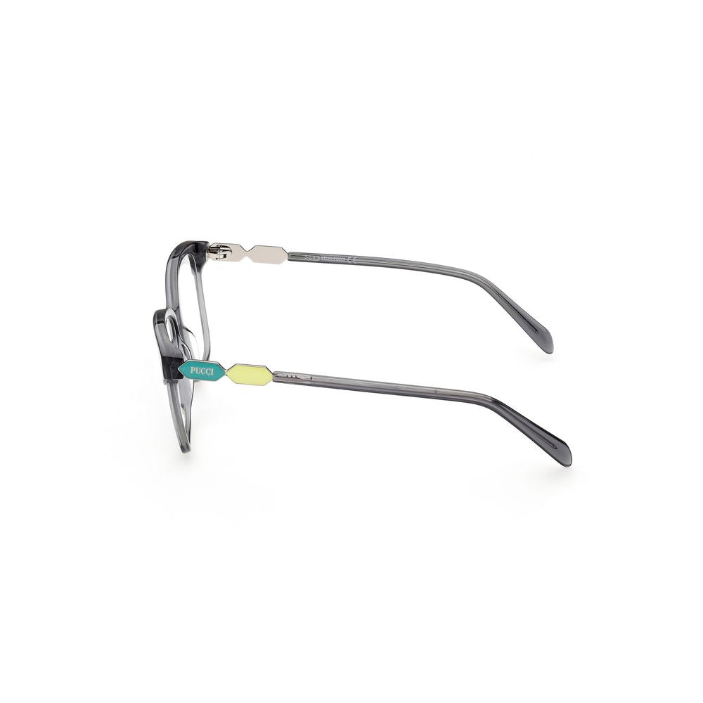 Emilio Pucci Grey Glasses Frames for Women detail view