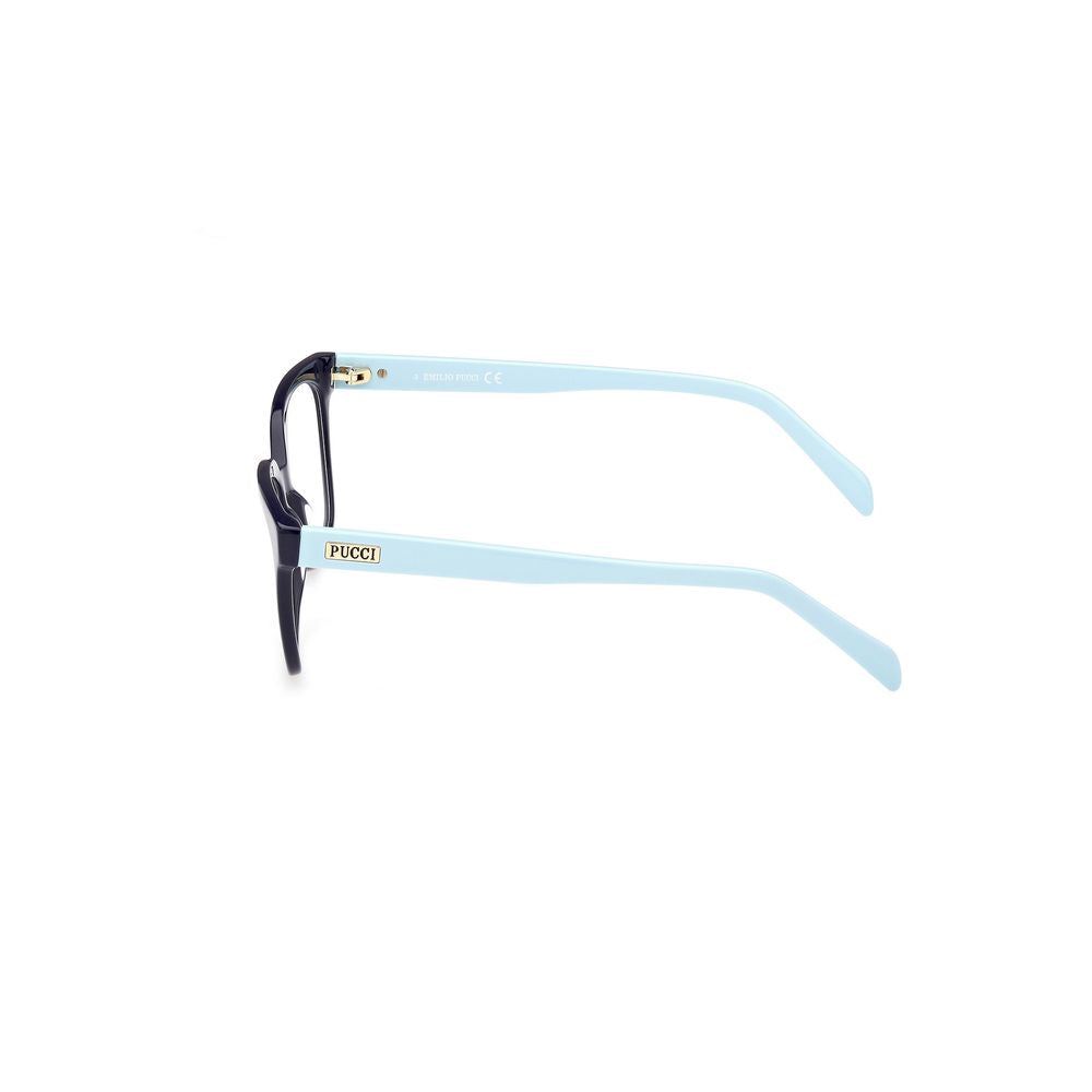 Emilio Pucci Blue Glasses Frames for Women detail view
