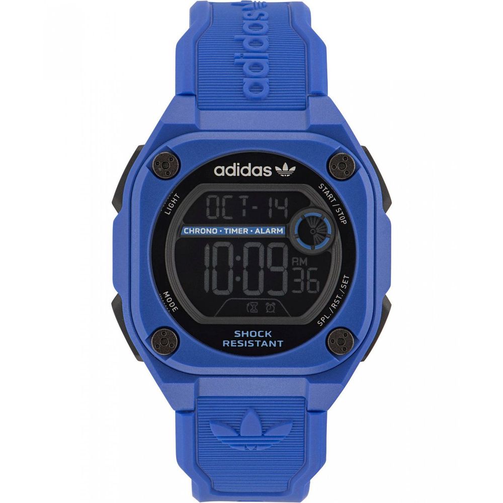 Adidas Blue Digital Watches Unisex