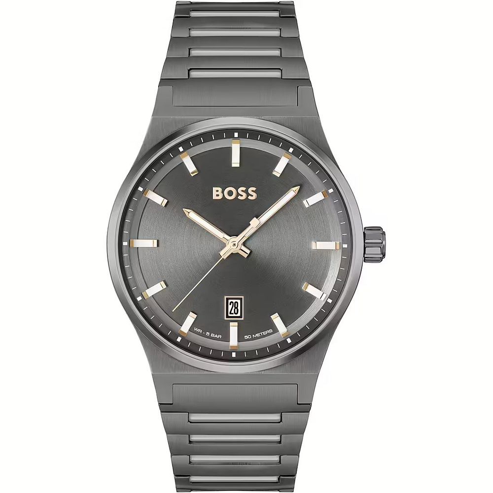 Hugo Boss Grey Dress Watches for Men