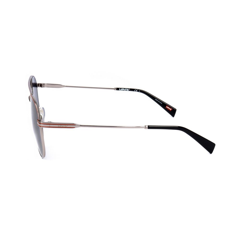 Lunettes de soleil Levi's en acier inoxydable gris