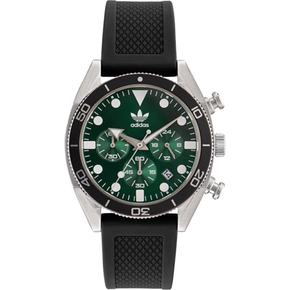 Adidas Black Synthetic Sport Watch